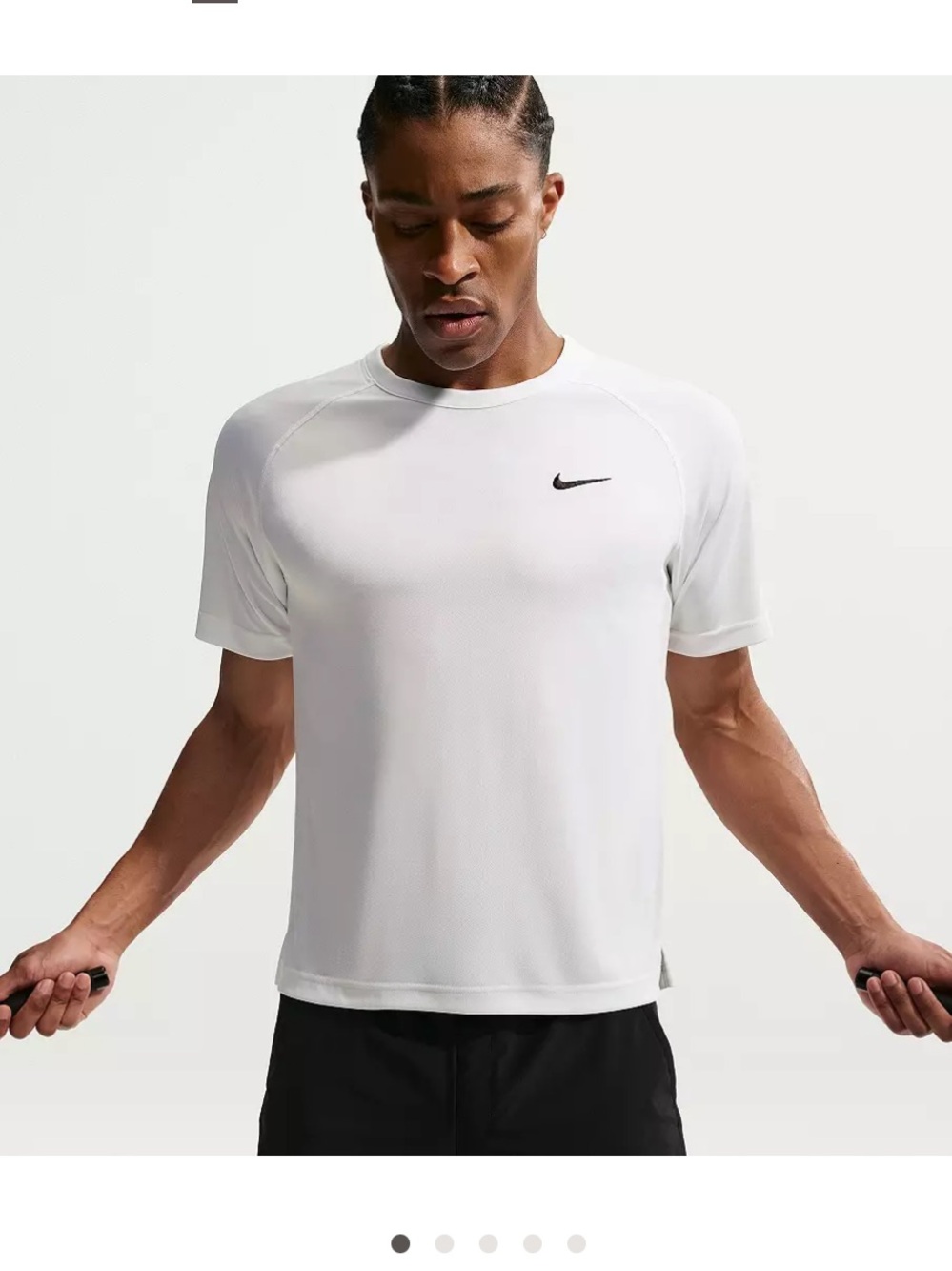 Nike Men's Dri-FIT Flex UV T-Shirt NWT SIZE XXL WHITE